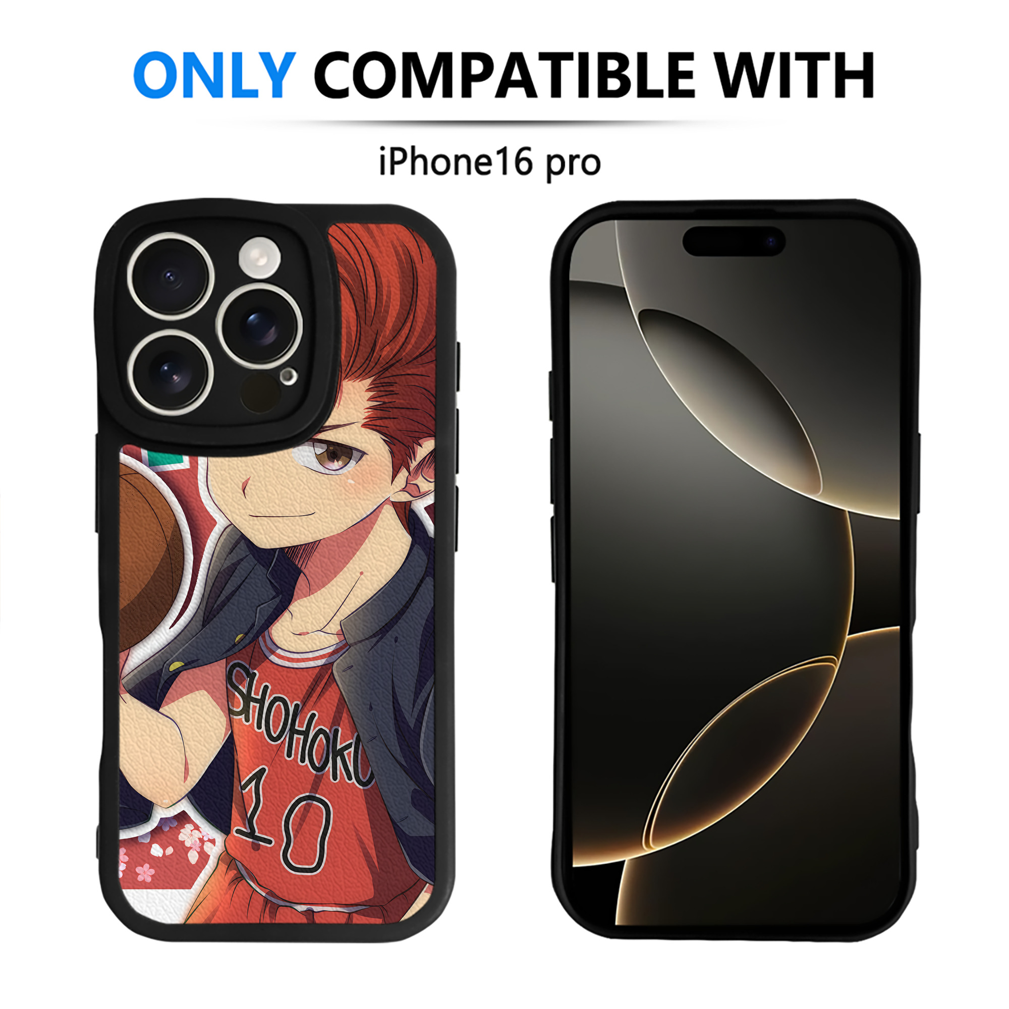 （画像用） SLAM DUNK／スラムダンク 【iPhone 16シリーズ対応】シリコンスマホケース（レザー調） 材質：シリコン